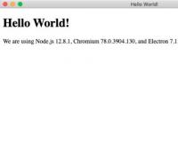 Electron+Vue搭建跨平臺(tái)桌面應(yīng)用Hello World
