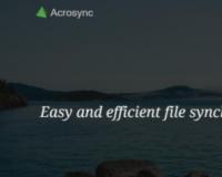 Windows原生文件夾同步工具Acrosync介紹