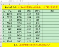 Excel經(jīng)典技巧：Excel快速計算總銷售額